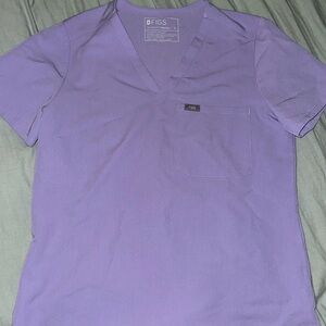 Figs Scrubs Size S women’s Lavender Dew Catarina One pocket top